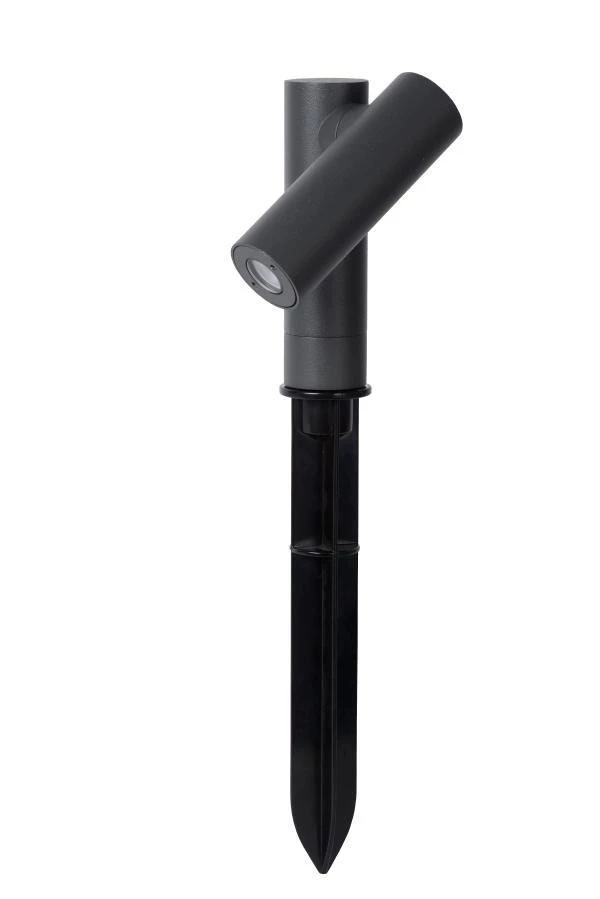 Lucide TATUM - Gartenstrahler - LED - 1x4,5W 3000K - IP65 - Anthrazit - ausgeschaltet